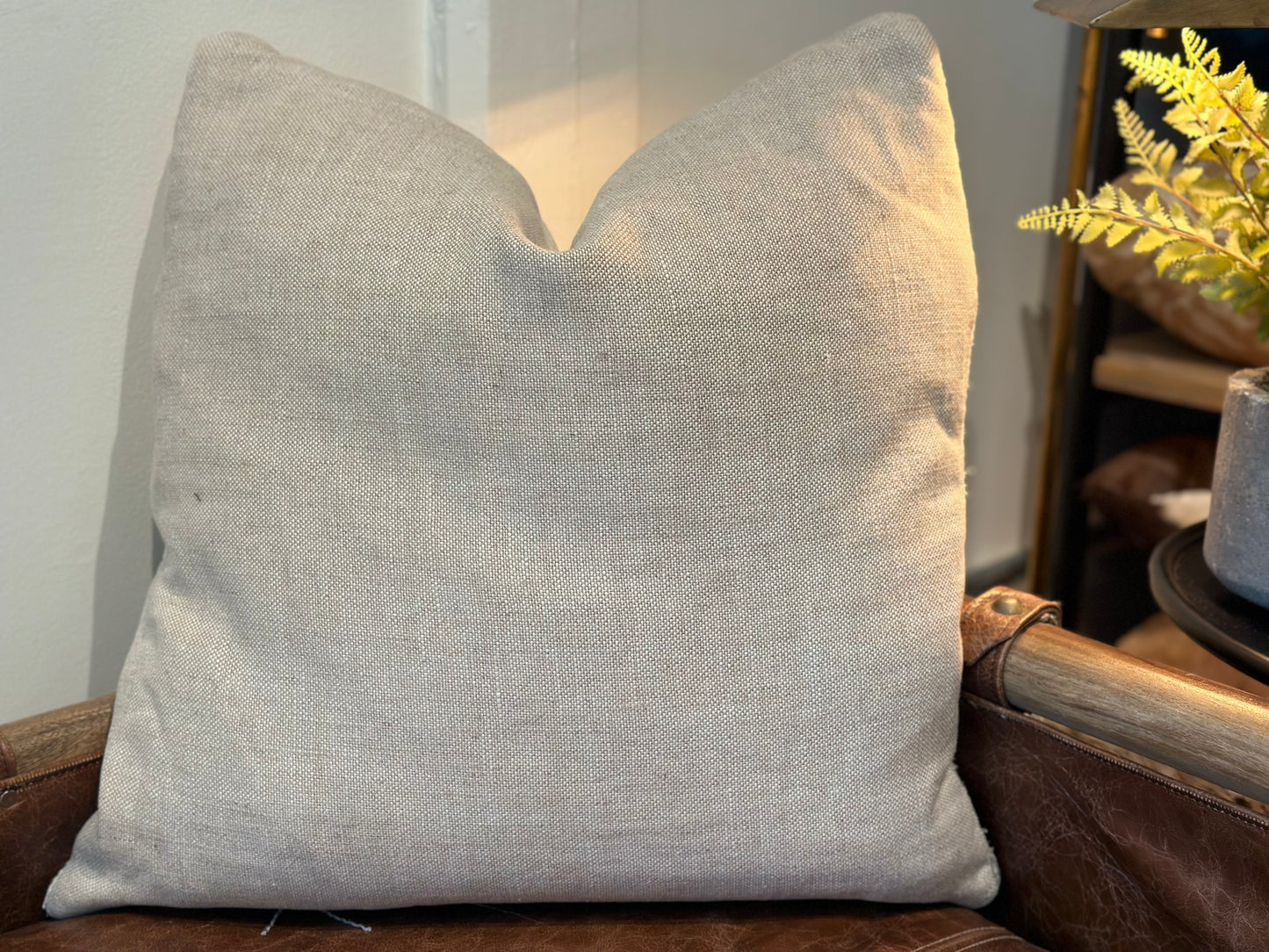 Vintage Cream Woven Pillow