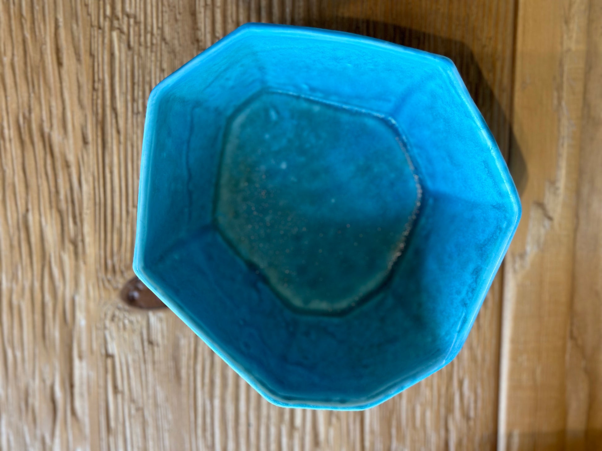 Handmade Small formation bowl in teal