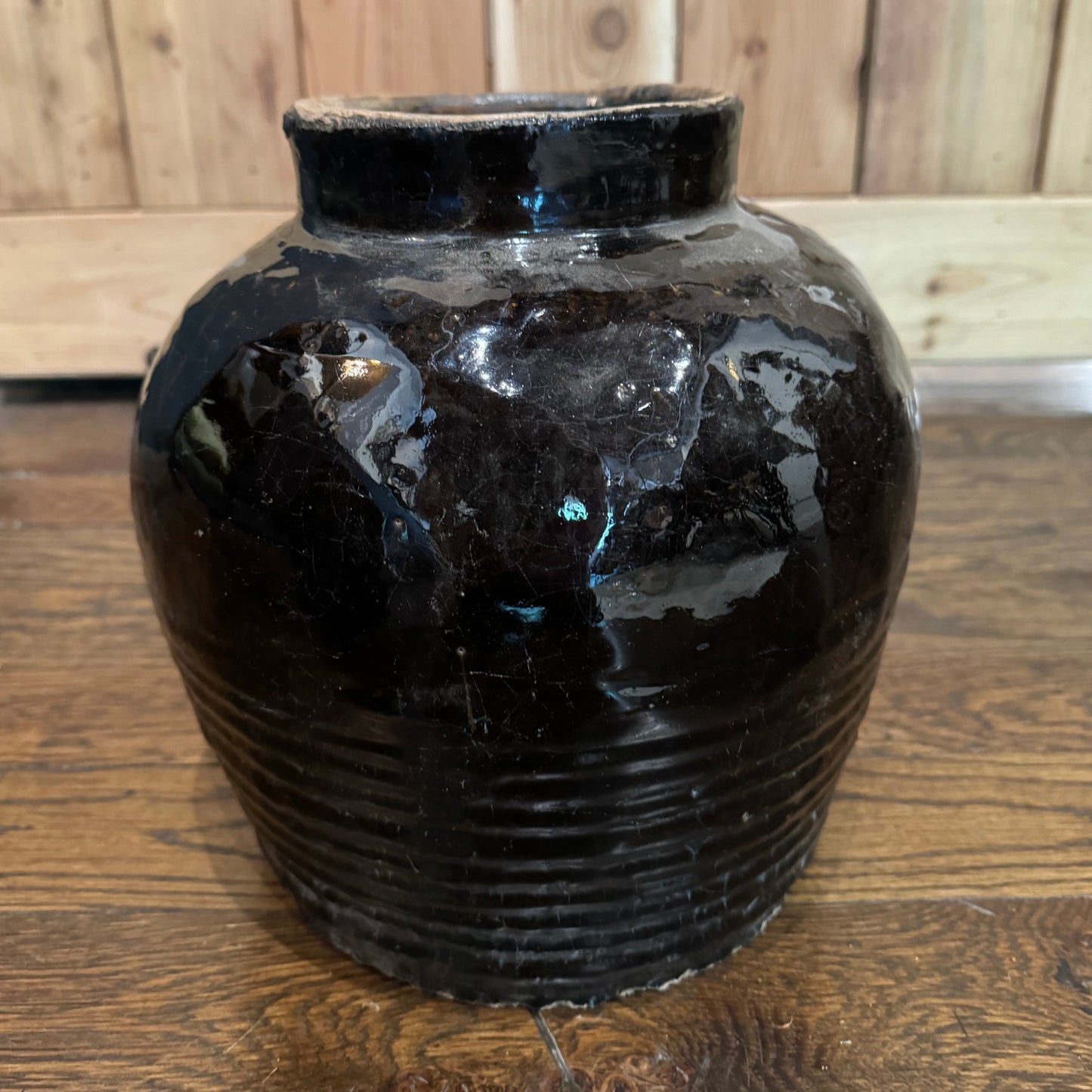 Antique Black Vase
