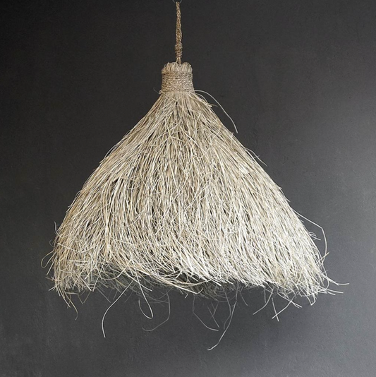 Natural Seagrass Unwired Hanging Lamp Shade