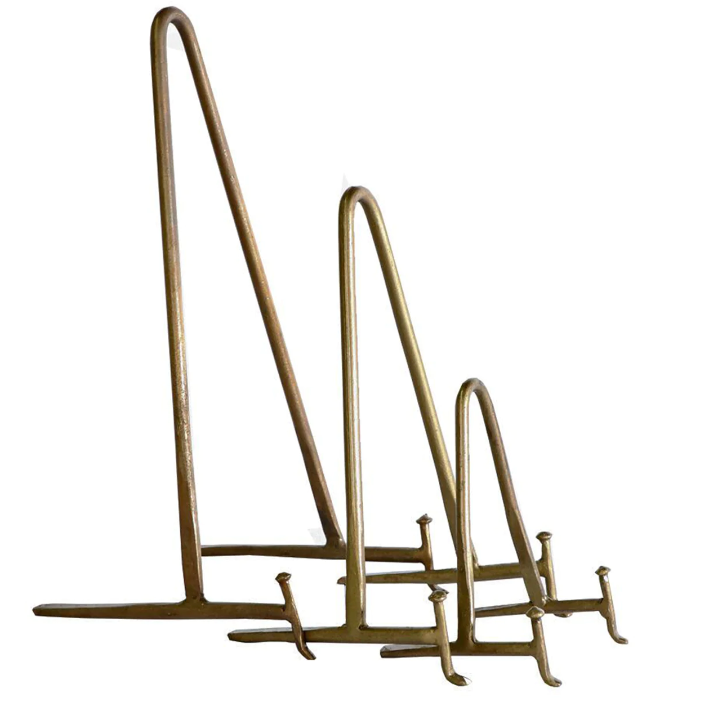 Antique Brass Art Easels Display Stands