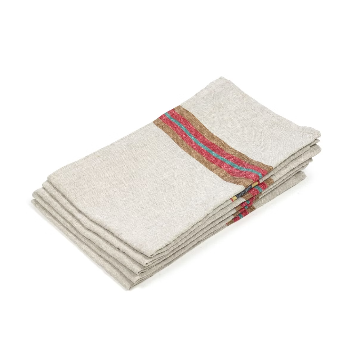 Linen Striped Tea Towels 