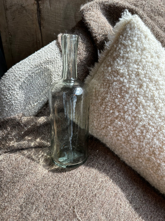 Clear Glass Serving Bottle