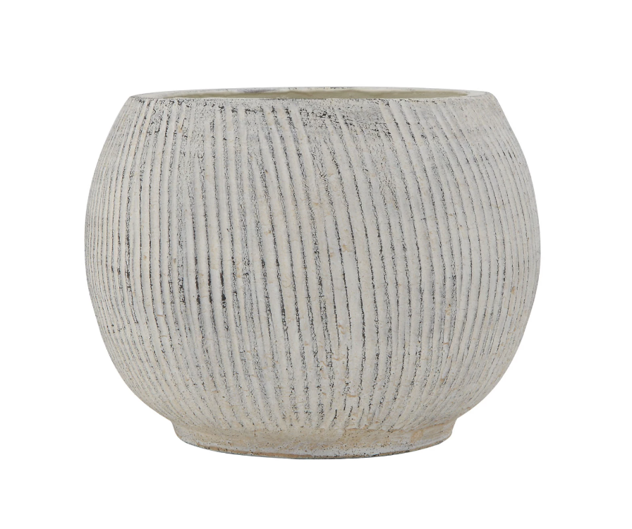 Carved Lines Planter