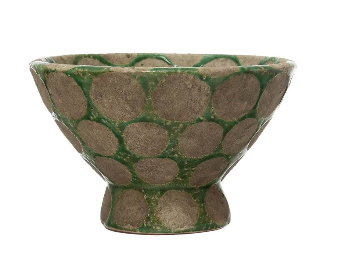 Terra Cotta Pedestal Bowl