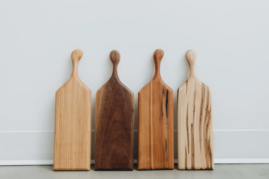 Handmade artisan mini wooden serving boards, cheeseboards