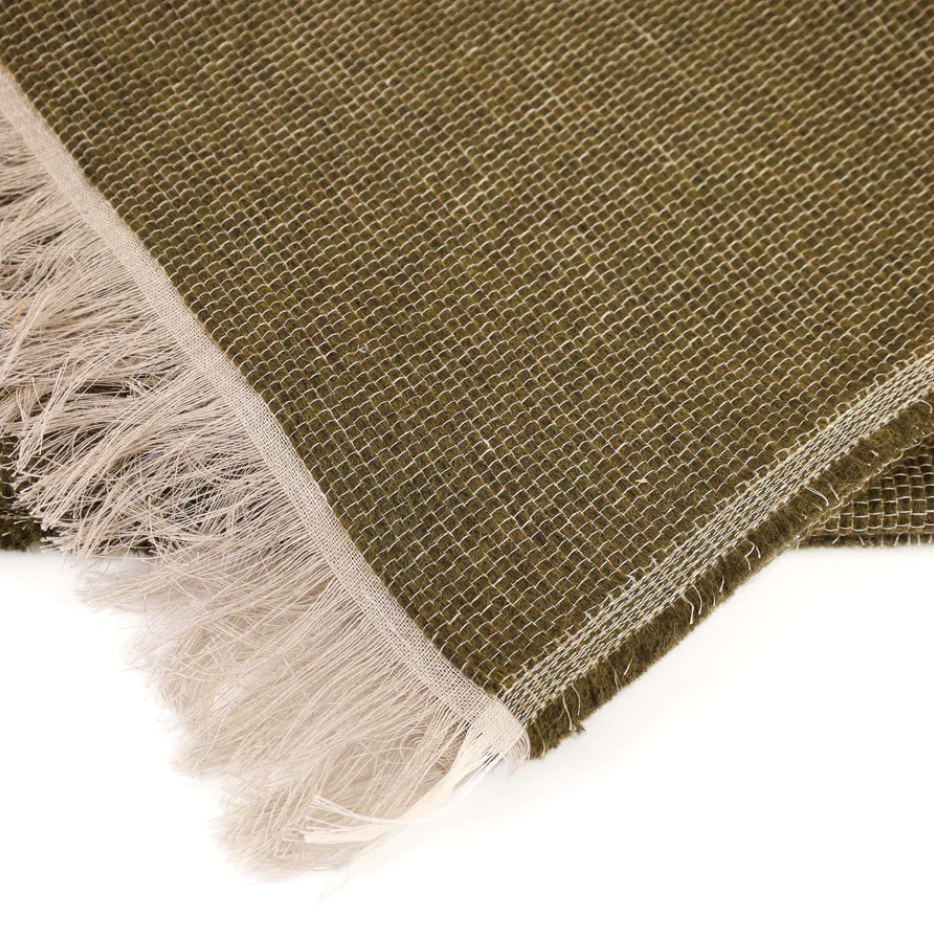 Belgian Allen Throw in Khaki