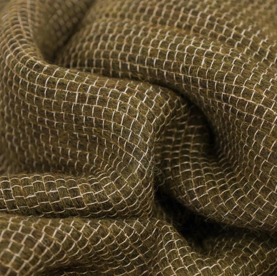 Belgian Allen Throw in Khaki