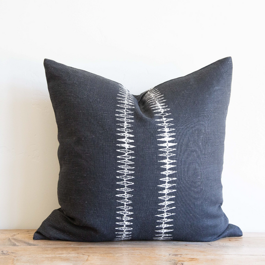 Denim Linen Decorate Throw Pillow