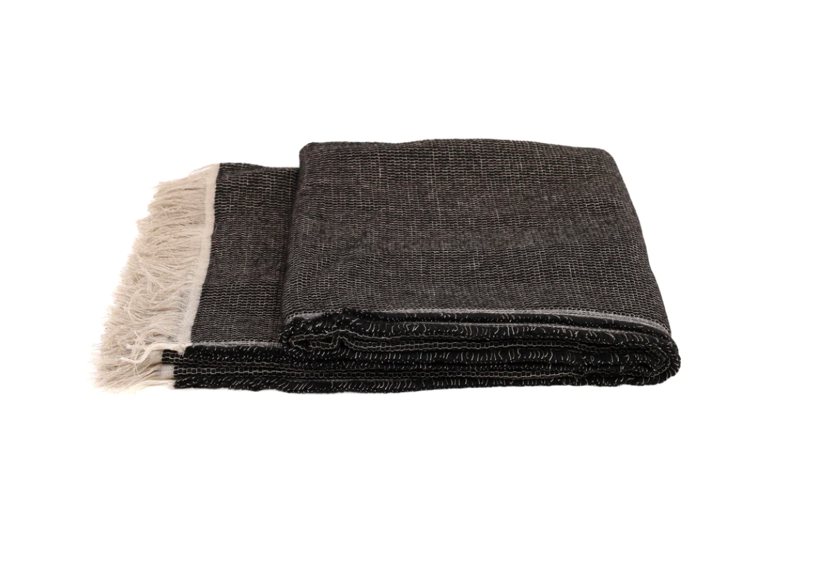 Belgian Allen Throw in Black