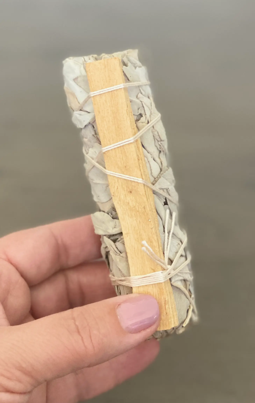 White Sage and Palo Santo Smudge Sticks
