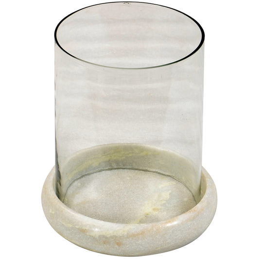 Isadora Glass Hundi Vase with Base, Medium