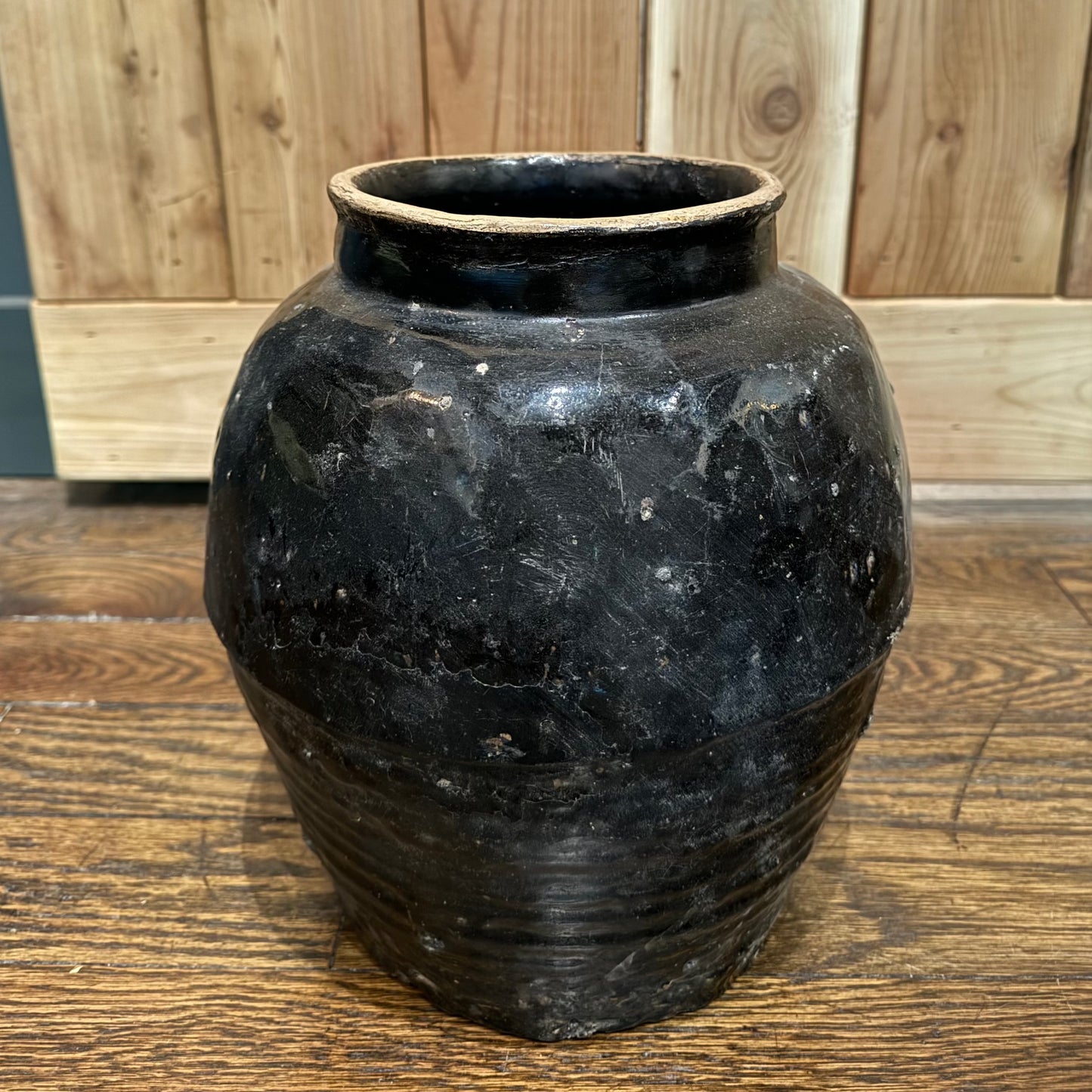 Antique Black Vase
