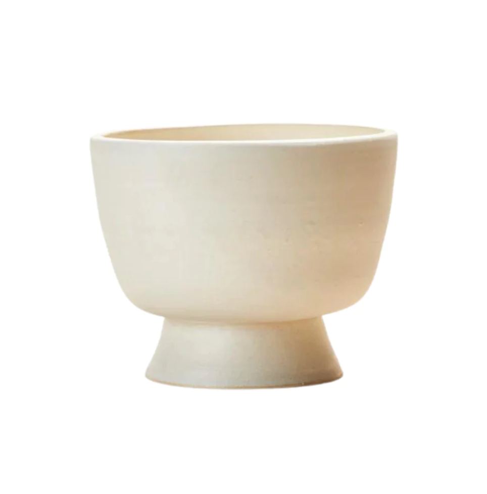 Handmade Pottery Nathalie Bowl in Raw Blanc