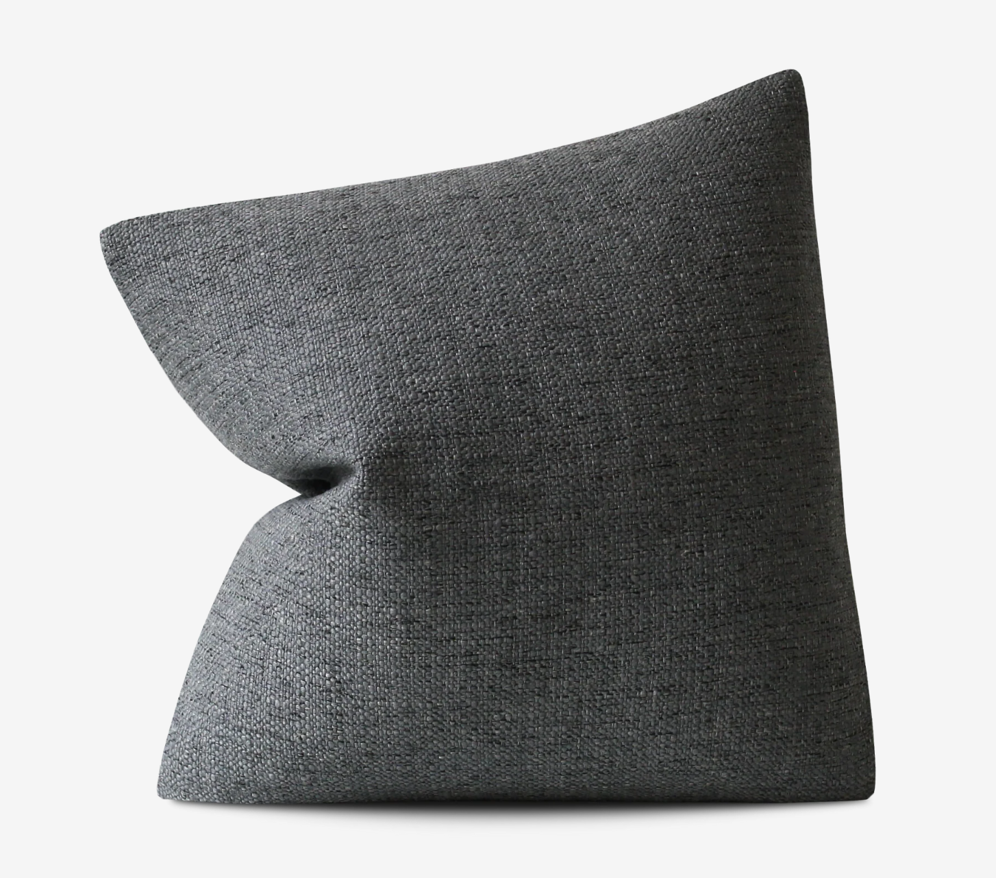 Tierra Pillow Cover in Charcoal