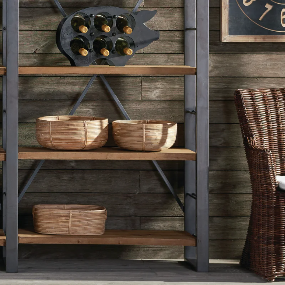 Cane Rattan Round Basket Bowls