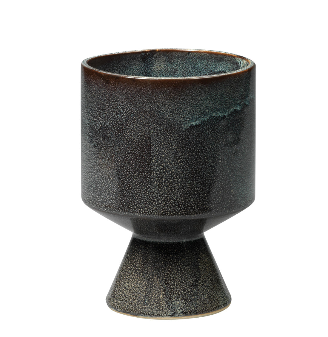 Handmade Ceramic Glazed Pedestal Pots