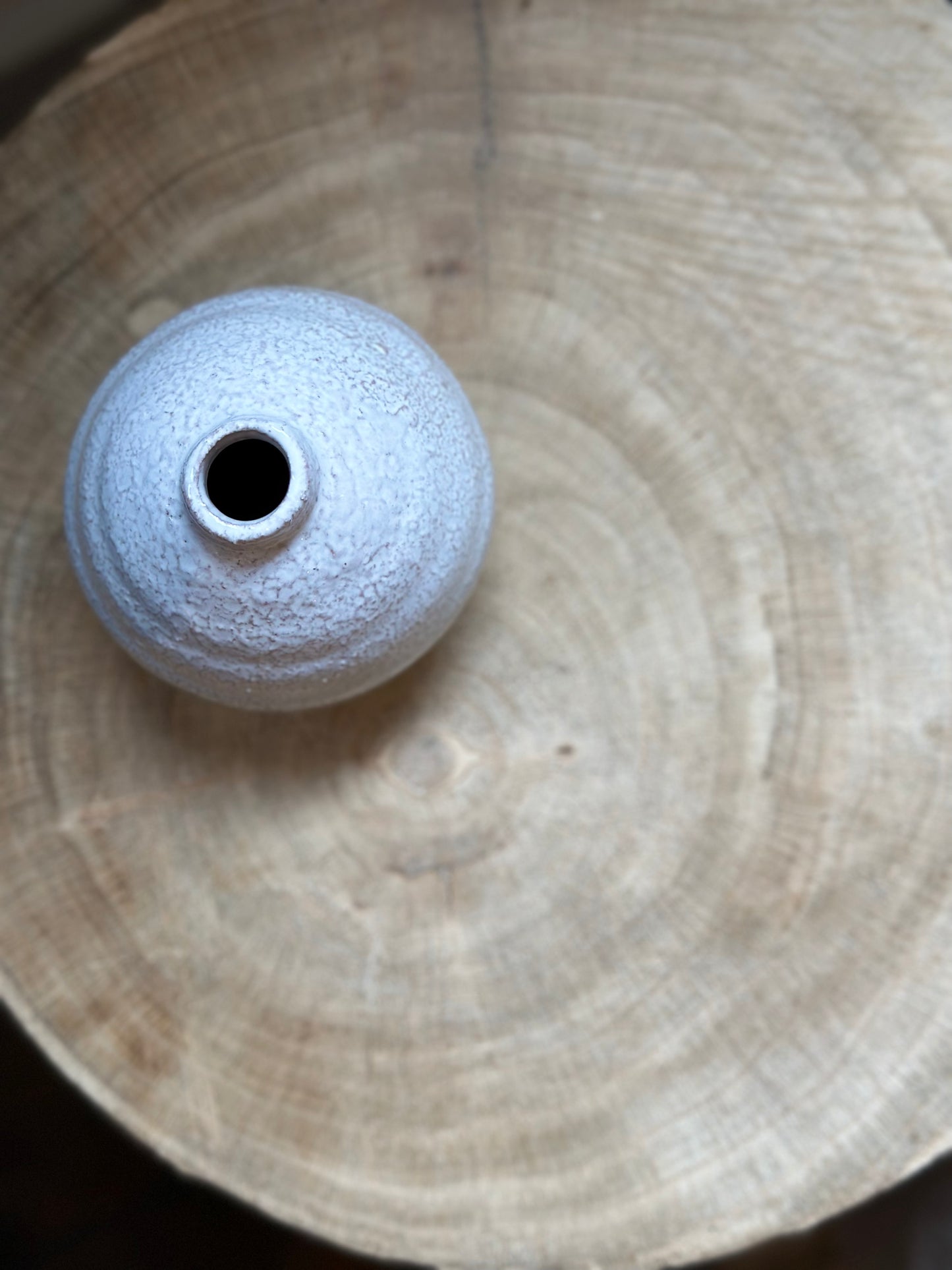 Mini Glazed Pottery Bud Vase