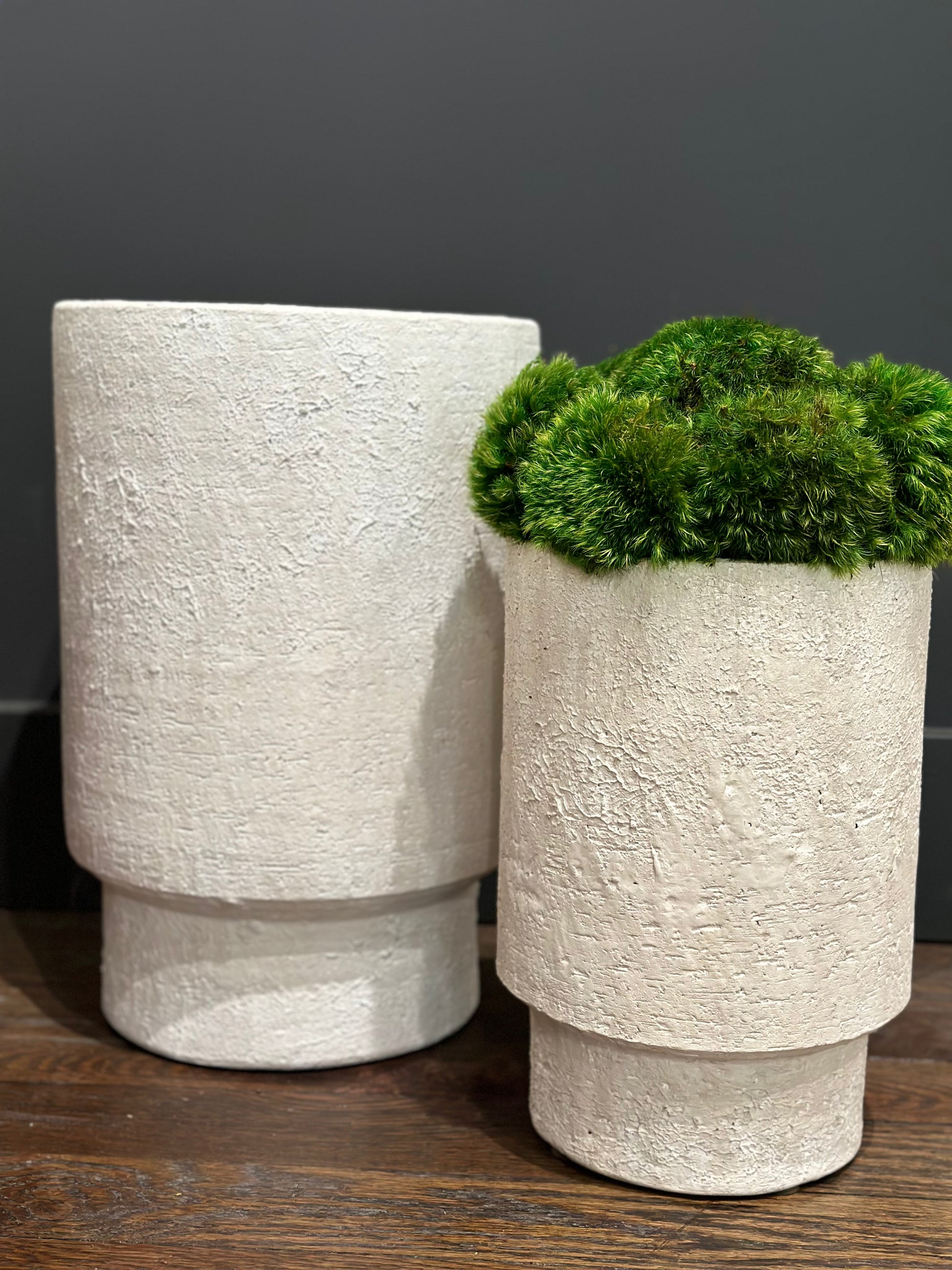 Ivory Textured Planter