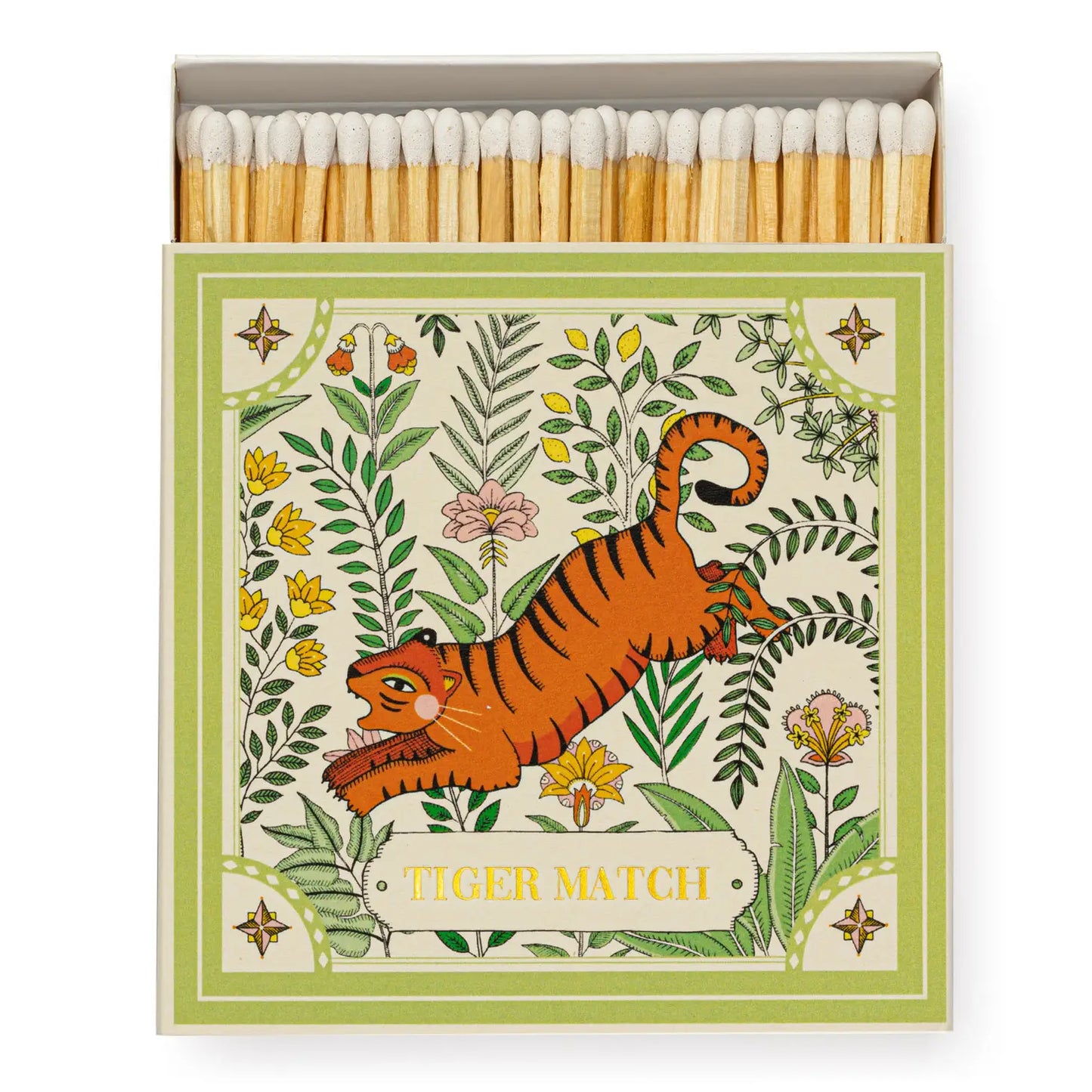 Decorative Small Batch Green Tiger Matches