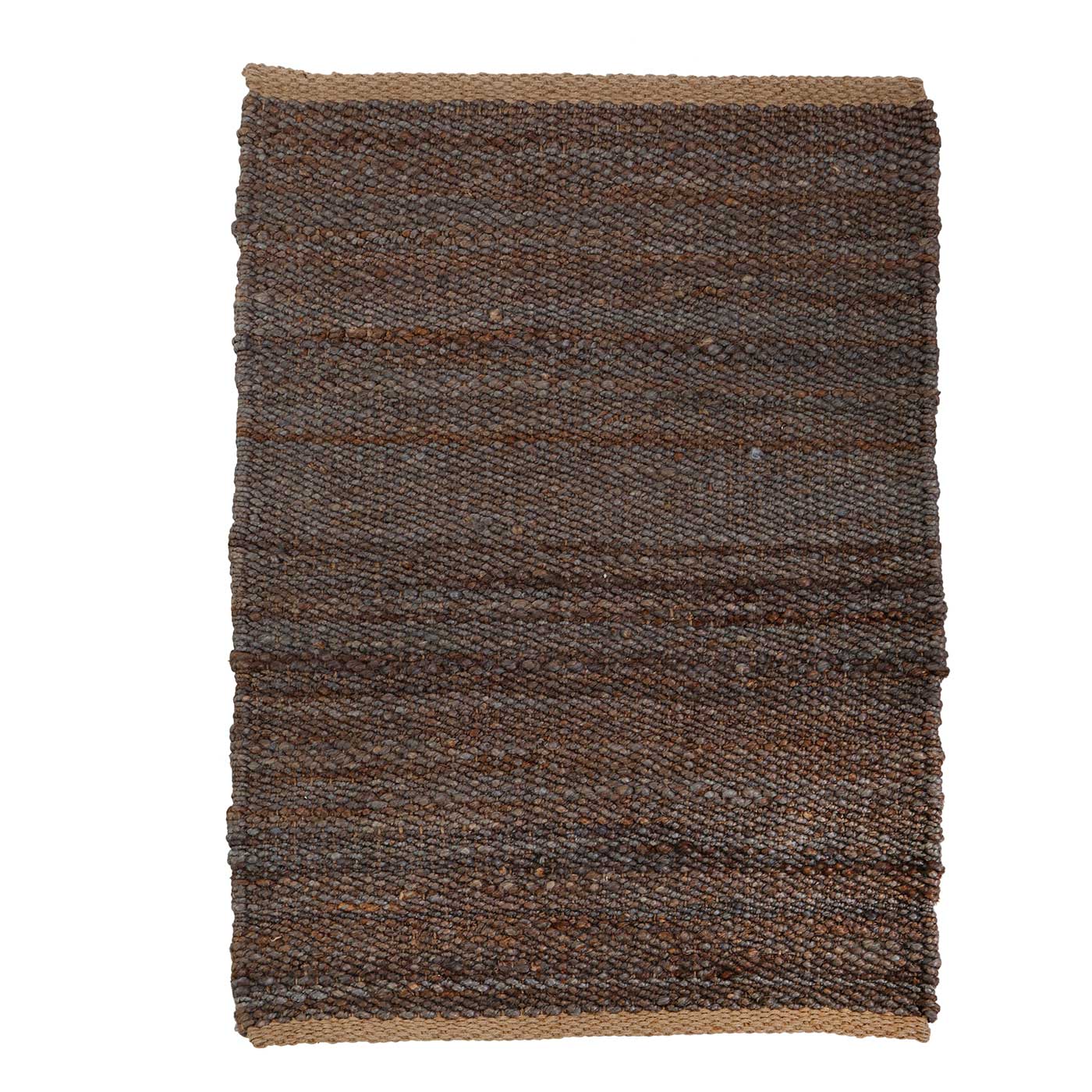 Handwoven Jute Rug in Charcoal