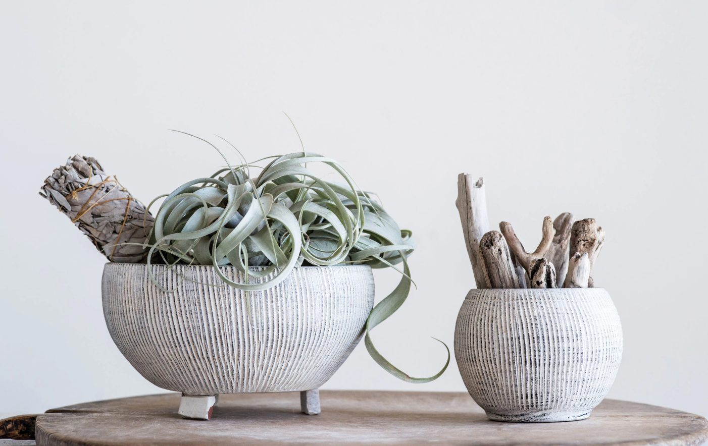 Carved Lines Planter