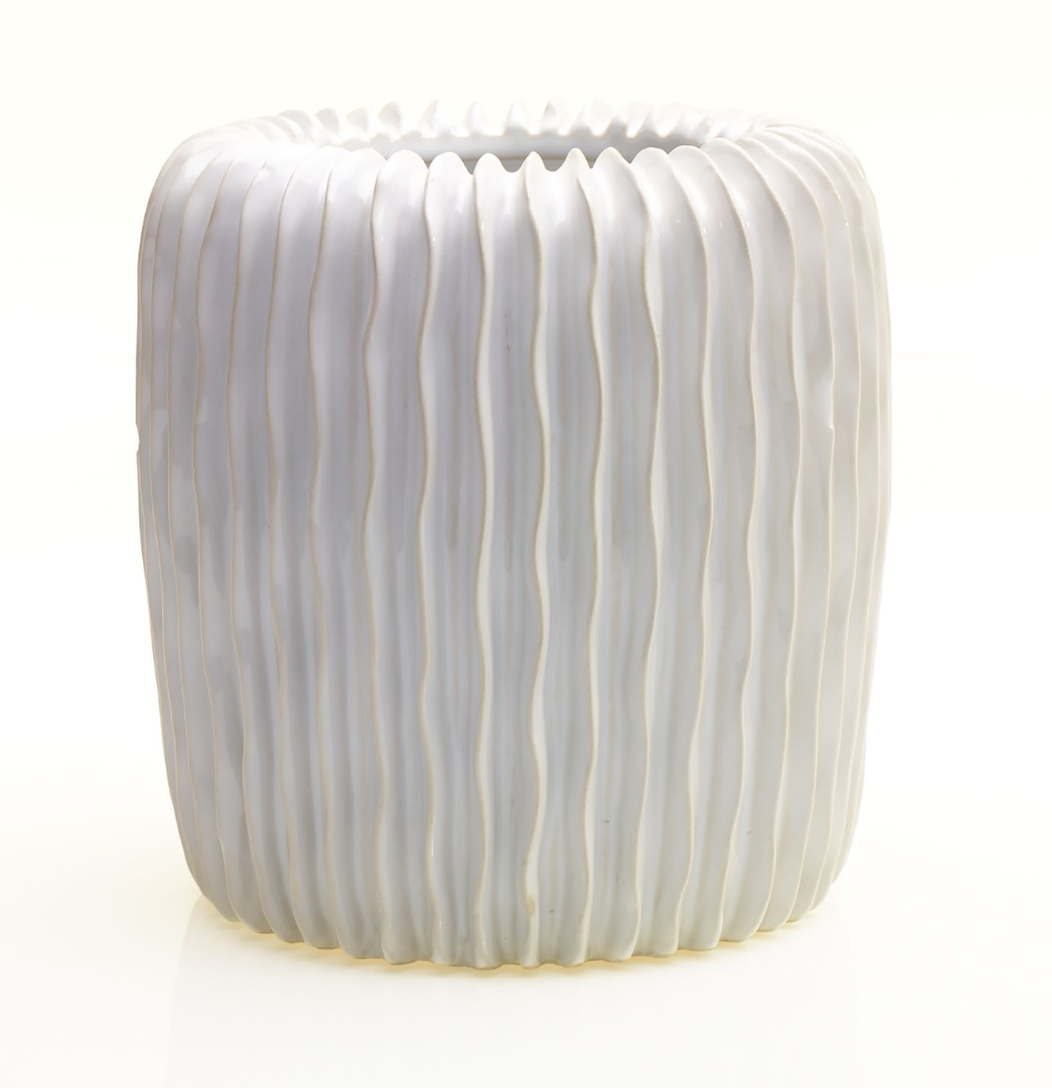 Ribbed Vase