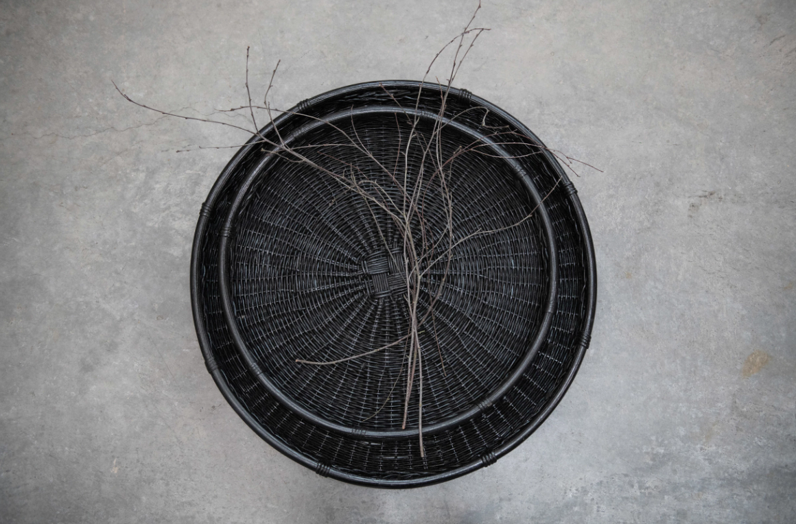 Rattan Tray / Black