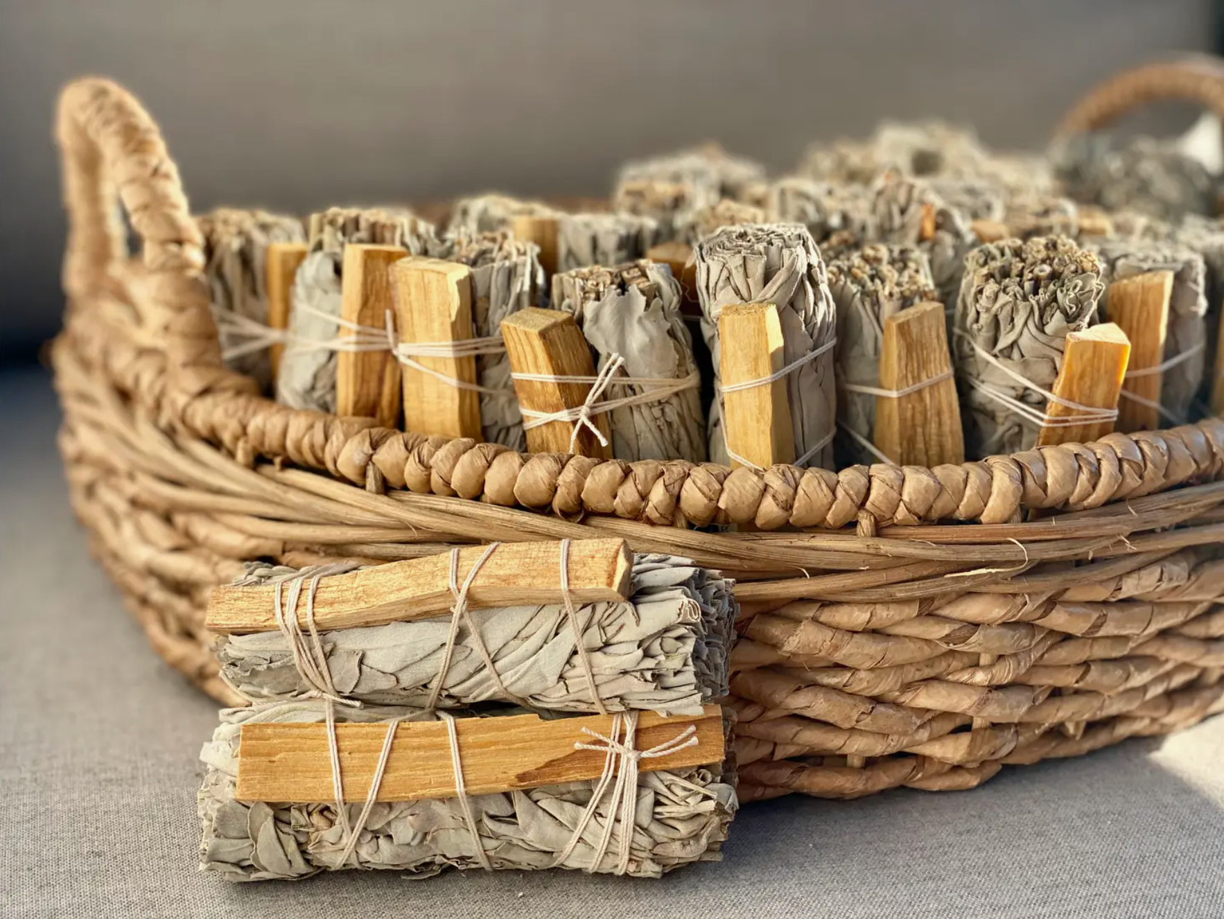 White Sage and Palo Santo Smudge Sticks