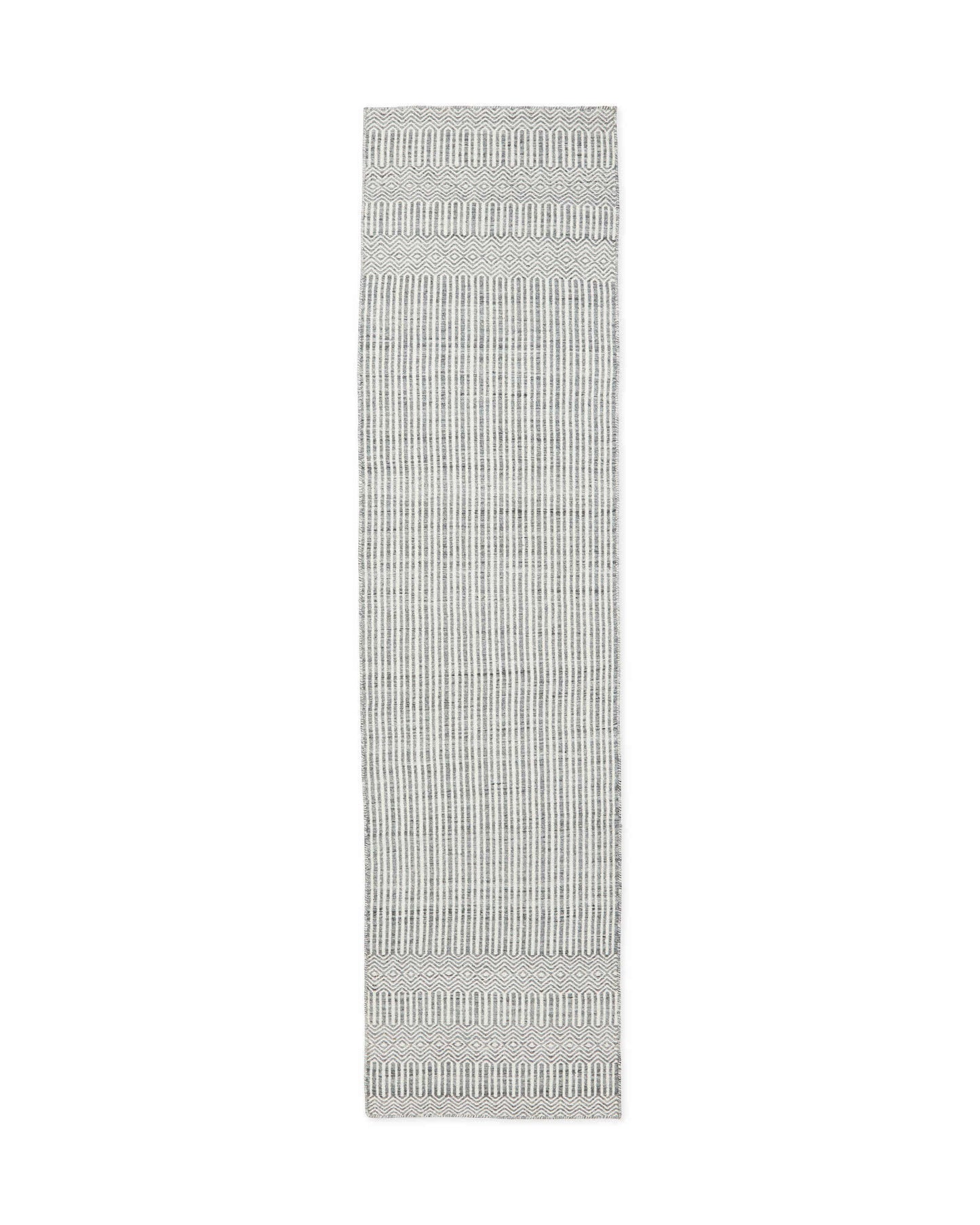 Patterned Runner in Grey